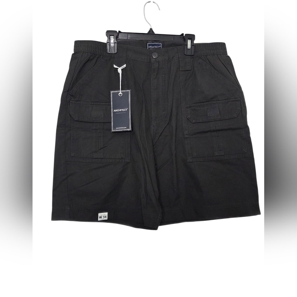 Architect Shorts Cargo Charcoal Casual Shorts Size 34